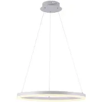Paul Neuhaus TITUS Luminaire suspendu LED 60cm rond, dimmable, blanc, 3000K