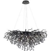 Paul Neuhaus Lustre unique Icicle noir