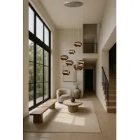 Masterlight Lampe suspendue Carta Trendy avec des cagoules Think Paper - sable