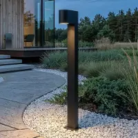 LumenXL Lampe d'extérieur sur pied en bois - Simone