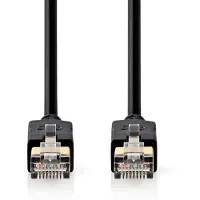 Nedis Câble réseau CAT6 - RJ45 mâle - RJ45 mâle - F/UTP - 2,00 m - Rond - LSZH / PVC - Anthracite - Boîte