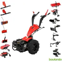 YATO Tracteur à un essieu équipé d'un moteur LONCIN de 4,1 kW / 5,58 ch