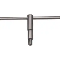 AMF Clé à douille , taille 10mm, tige et goupille rotative trempées et brunies - 42044