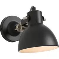 Mexlite - applique murale - Cera - noir - métal - lampe de lit - E14 - 7647ZW