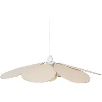 Atmosphera créateur d'intérieur - Lampe à suspendre pétales naya beige d72cm