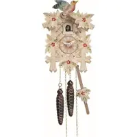 Engstler - 522/7_QM - Coucou - Quartz - Natur - avec musique - 22 cm