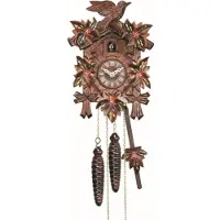Engstler - 522/6_Q - Coucou - Quartz - Noyer - 22 cm