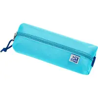 Oxford Etui à crayons polyester rectangulaire petit aqua