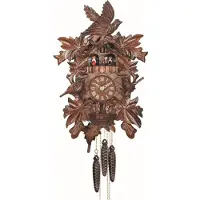 Engstler - 640_QMT - Coucou - Quartz - Noyer - avec musique avec couple de danse - 46 cm