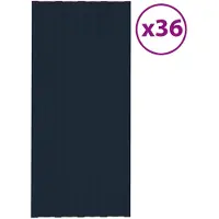 vidaXL : Panneau de toit, 36 pièces, anthracite, 100 x 45 cm, acier galvanisé