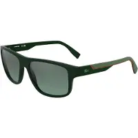 Lacoste Lunettes de Soleil L6057S 57/17/145 Matte green Bio inj-g820 MAN L6057S