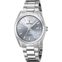 Festina Montre à affichage analogique '- Watch Acero Clasico - Quartz watch movement - Watch case width: 40 mm' gris