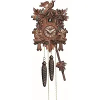 Engstler - 622 - Coucou - Mouvement à chaîne 1 jour - Noyer - 22 cm