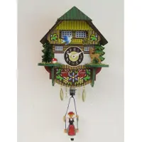 Engstler - 0144_QP - Horloge à pendule - Quartz - avec appel du coucou et sonnerie de l'ouest - 18 cm
