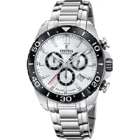 Festina Montre à affichage analogique blanc