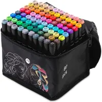 Nukido Marqueurs à alcool avec sachet 80 pcs NK-912