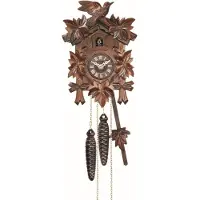 Engstler - 522_Q - Coucou - Quartz - Noyer - 22 cm