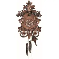 Engstler - 535_QM - Coucou - Quartz - Noyer - avec musique - 34,5 cm
