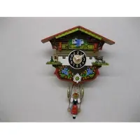 Engstler - 0143_QP - Horloge à pendule - Quartz - avec appel du coucou et sonnerie de l'ouest - 13 cm
