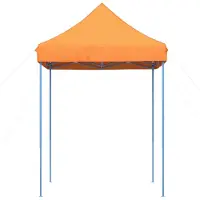 vidaXL Tente de réception orange 200 x 200 x 306 cm Tissu Oxford