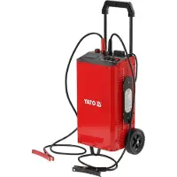 YATO Chargeur de batterie de voiture avec fonction de démarrage d'urgence 12 V / 24 V, 20-1000 Ah