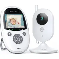 Yoton YB01 Babyphone avecécran, audio bidirectionnel et surveillance de la température