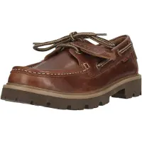 Clarks Shoes Chaussure à lacets 'Cleyhill Boat' brun foncé