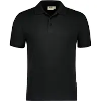Hakro Organic Regular Fit Polo noir, Unicolore