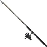 Mitchell Tanager Camo Ii Tele Spinning Combo Argenté 2.70 m / 15-40 g