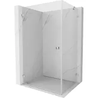 Mexen Cabine de douche articulée gauche Lunar-B 100 x 90 cm, transparent, chromé - 832-100-090-01-00-L