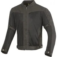 Merlin Chigwell Lite Veste Moto en Coton Ciré Olive Taille M