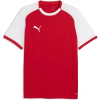 Puma T-Shirt fonctionnel 'TeamLiga26 Matchday' rouge / blanc