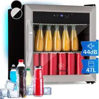Klarstein Coachella 50 Cave à vin 47 litres Fonction WiFi Rétroéclairage Acier inoxydable