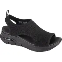 SKECHERS Arch Fit - Darling Days Sandalen Plat - Zwart - Maat 41