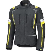 Held Veste de moto textile imperméable 4-Touring II, noir/jaune, XL