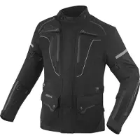 Bogotto Shado Veste textile laminée 2en1 imperméable pour moto, noir, S