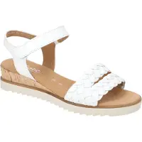 Gabor 82.759 Sandales à talons pour femmes - Sandales à lanières blanches, élégantes, NEUVES