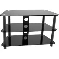 Vdd Meuble TV - meuble audio hi-fi - largeur 80 cm - noir