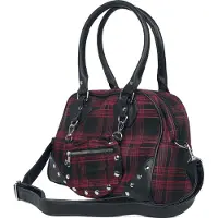 Banned , sac à main alternatif - Motif carreaux Warren, rouge