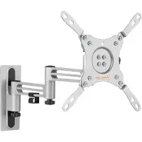 My Wall HC2-3L Support TV mural Niveau à bulle intégré 33 cm (13") - 109,2 cm ( (Mur, 15 kg, 13" - 43"), Support mural pour TV, Argent