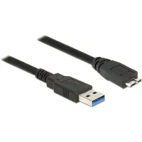 DeLOCK 85073 3.0 1.5 M Usb-a To Micro Usb-b Cable Argenté