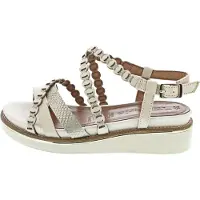 Tamaris Sandale Plate en cuir
