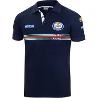 Sparco Replica Martini-r Short Sleeve Polo Bleu L Homme