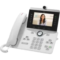Cisco Téléphone IP 8845 Anthracite avec écran 5" et appel vidéo HD VoIP Bluetooth