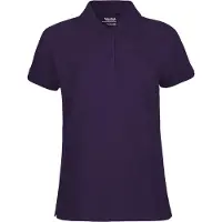 Neutral Neutre O22980 | Polo classique femme / 100% coton équitable - Couleur : Purple - Taille : XXL