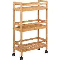 Five Cuisine mobile LINHA, 3 niveaux, bambou