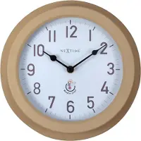 Nextime - 4301BR - Horloge Murale - 22cm - marron - Poppy