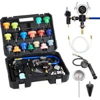 Vevor Kit de Test de Pression et de Recharge de Système de Refroidissement 47PCs