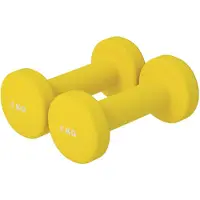 Gorilla Sports - 1 Kg (2x0,5) À 10kg (2x5,0) Haltères Fitness En Vinyle - Poids : 8 Kg