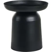 Beliani Table D'appoint Torrens Métal Noir